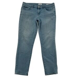 Jessica Simpson Rolled Crop Skinny Ankle Mid Waisted Denim Jeans Women Sz 10